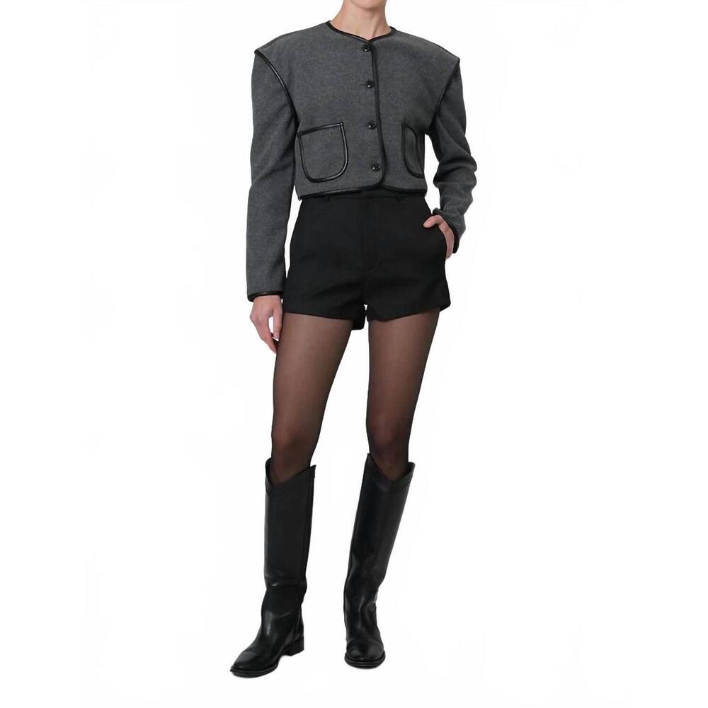 NEW PARENTEZI lea cape jacket in grey